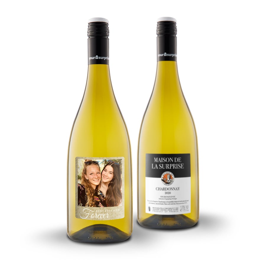 Wino personalizowane Maison de la Surprise Chardonnay