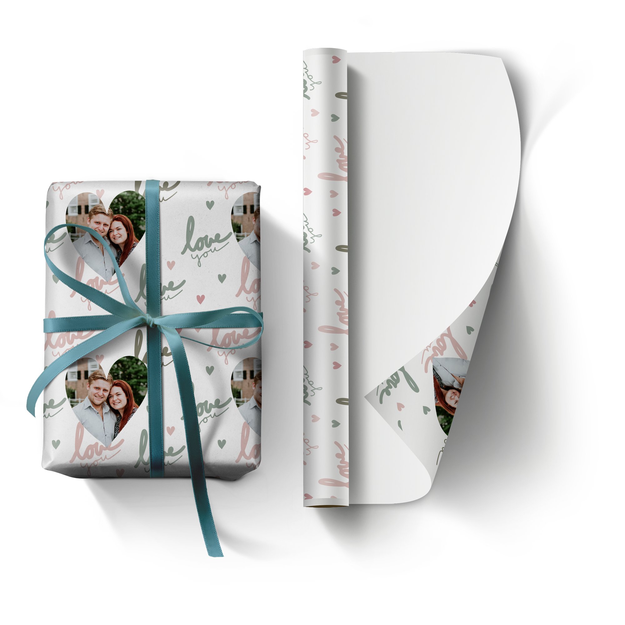 Gepersonaliseerd inpakpapier met eigen foto