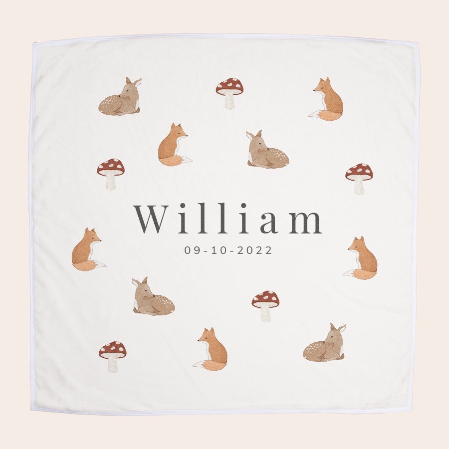 Personalised baby blanket Personalised baby blanket