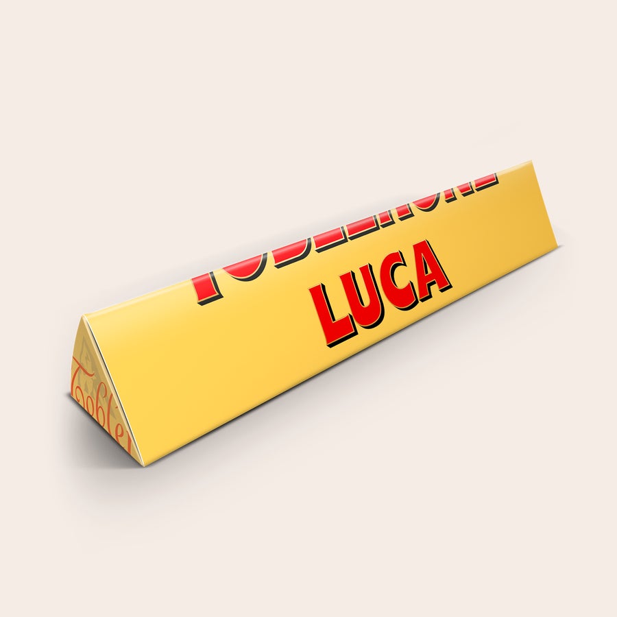 Toblerone mit Namen Toblerone mit Namen