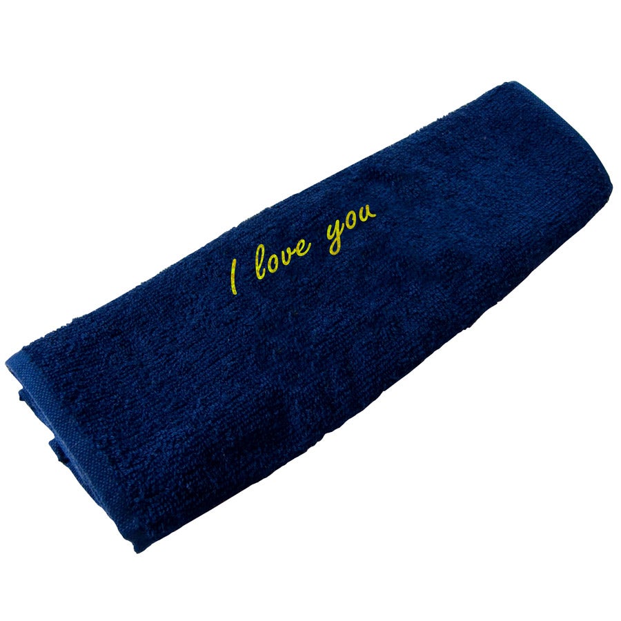 Small Towel Embroidered