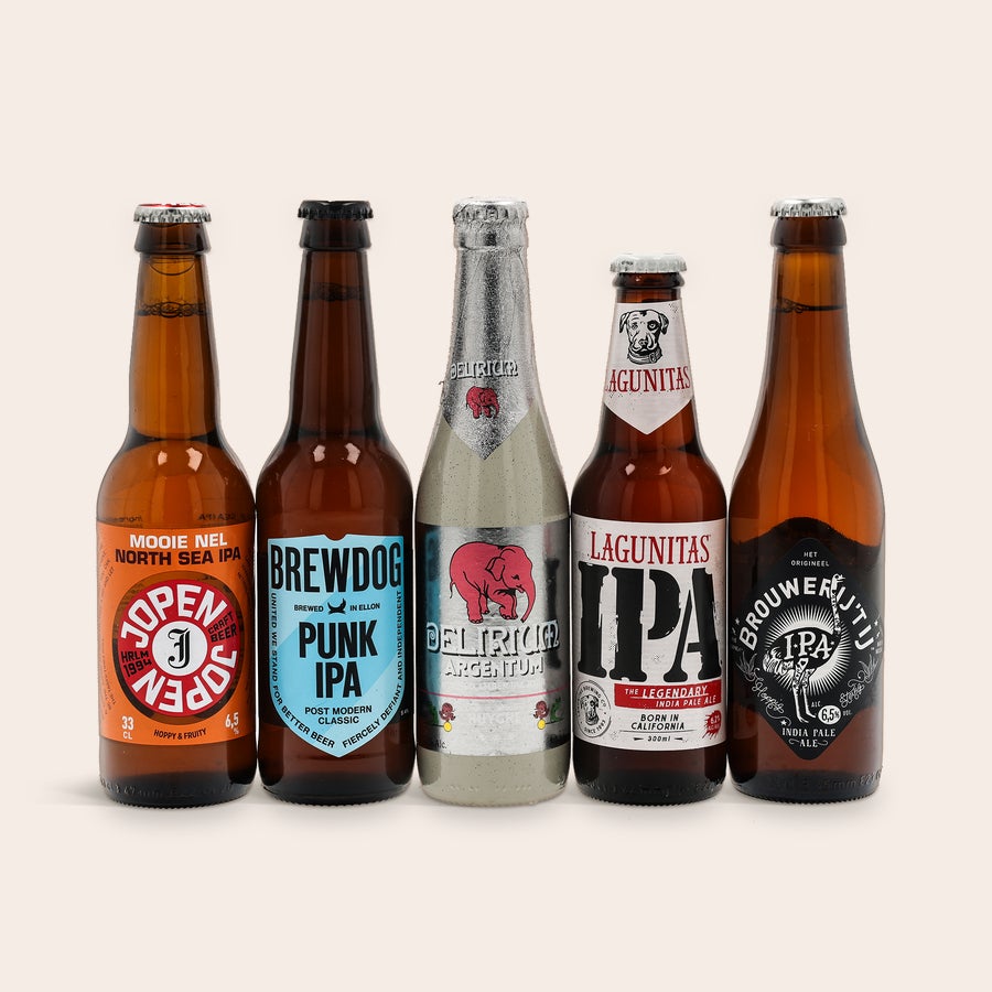 Packs de cerveza internacional con foto y texto Packs de cerveza internacional con foto y texto