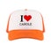 Casquette Trucker - Orange/Blanc 