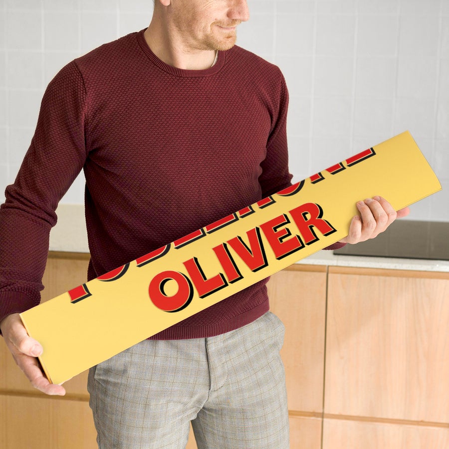 Personalised Toblerone Chocolate Bar