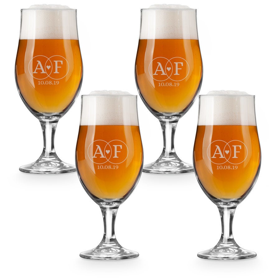 Verre à bière personnalisable