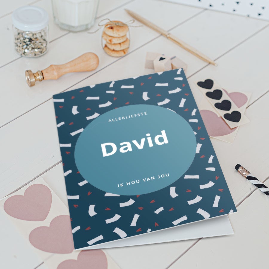 Valentijnskaart - XL - Staand