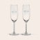 Flûte à champagne personnalisée Flûte à champagne personnalisée