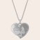 Engraved heart necklace large Engraved heart necklace large