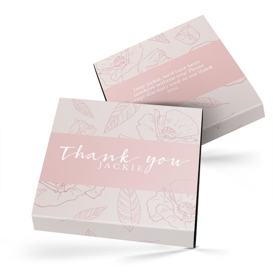 Caja de lujo personalizada - (49 chocolates)
