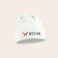 Personalised Baby Beanie - First Christmas - White Personalised Baby Beanie - First Christmas - White