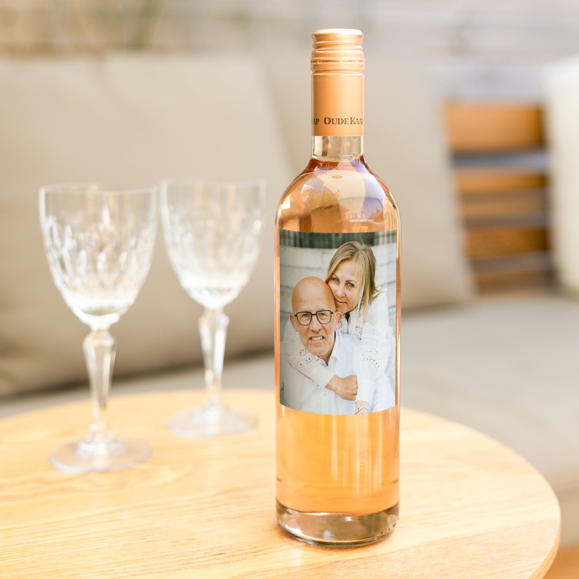 Wine with personalised label - Oude Kaap - Rose