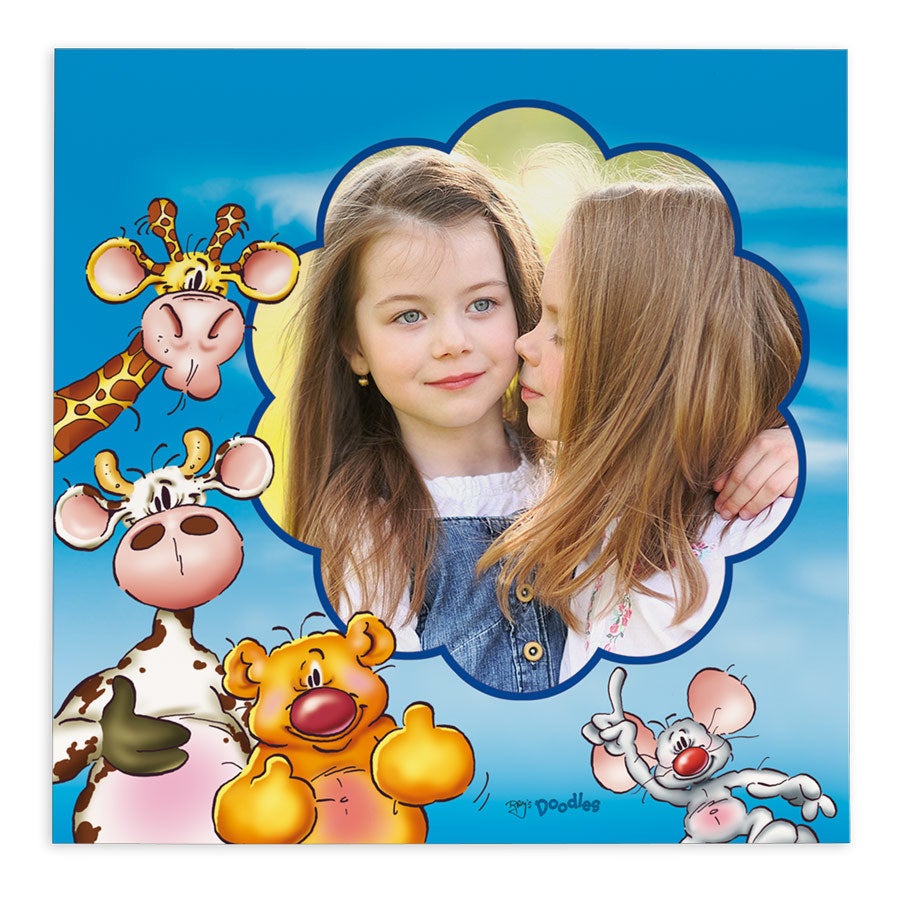 Doodles tegel bedrukken - Hardboard - 15 x 15 cm Doodles tegel bedrukken - Hardboard - 15 x 15 cm