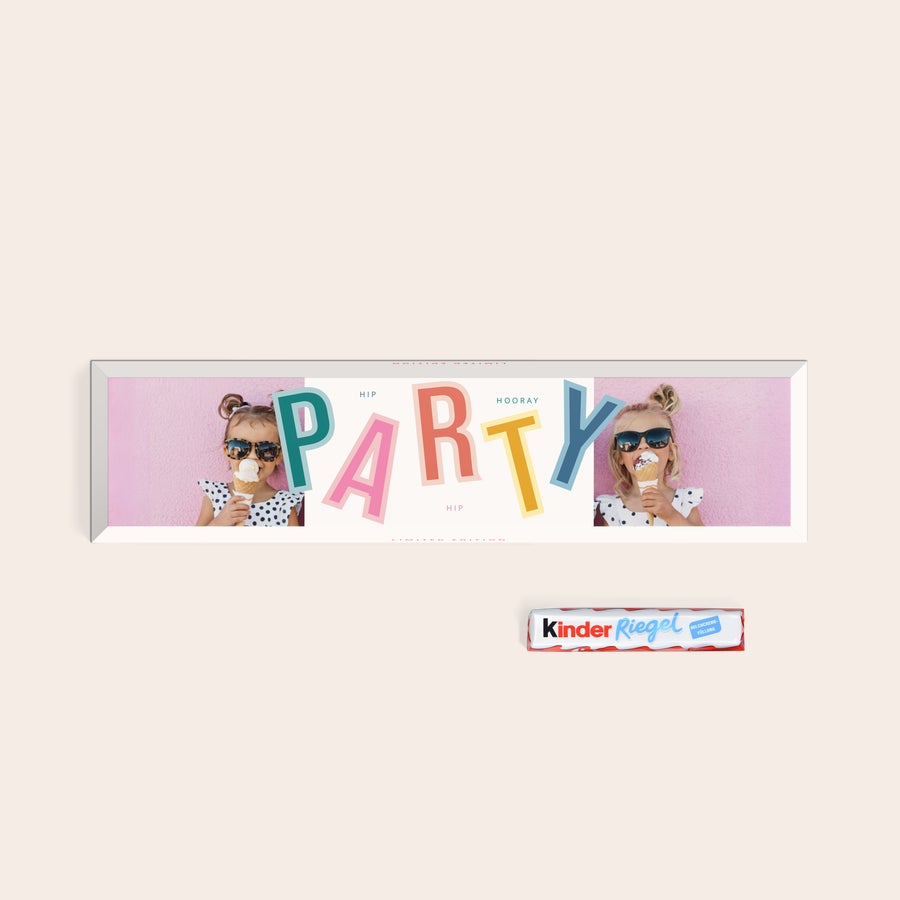 Personalised XXL kinder bar Personalised XXL kinder bar