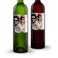 Wine with printed label - Belvy - Red and White