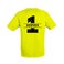 Męska koszulka sportowa - żółta - XL