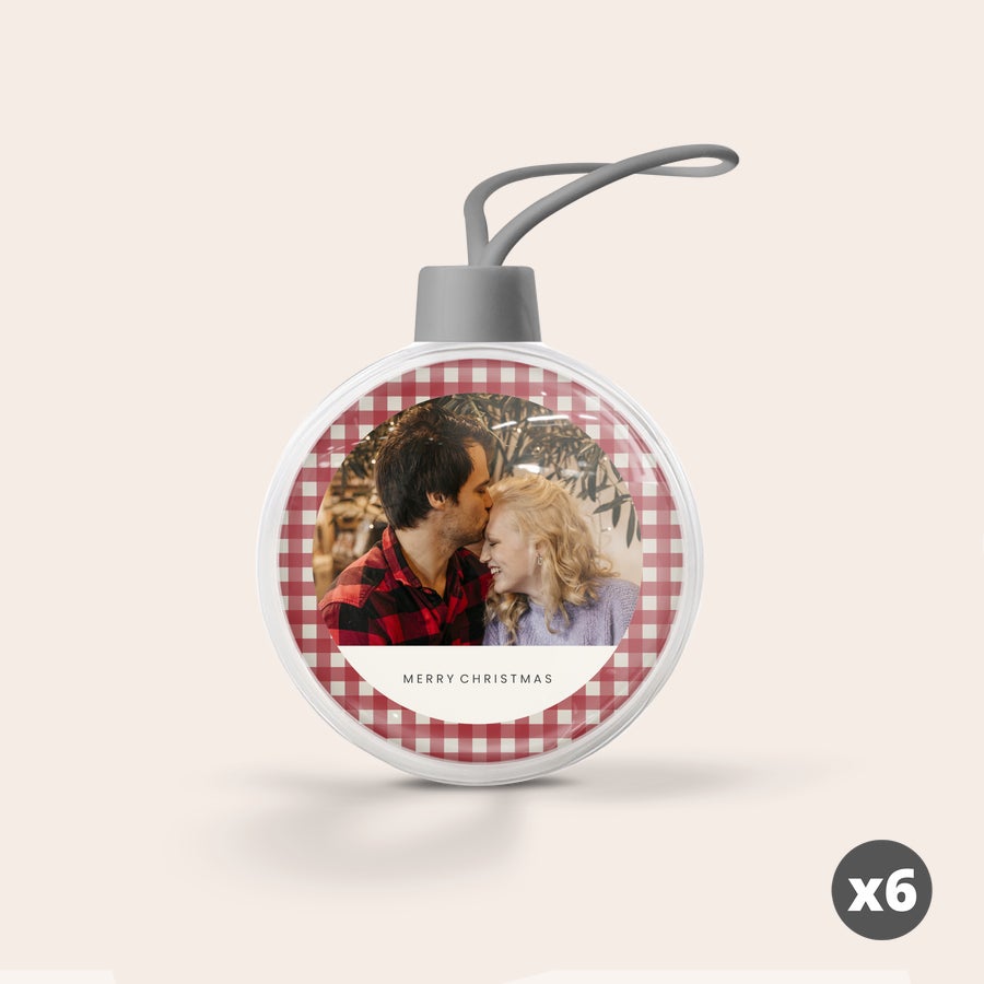 Personalised Christmas Baubles Personalised Christmas Baubles