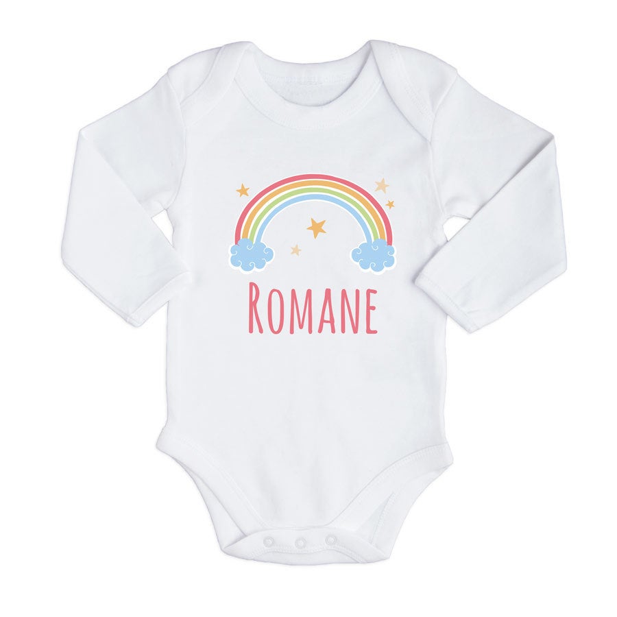 Body bébé personnalisé - Blanc - 50/56