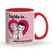 Liefde is... mok bedrukken - Rood