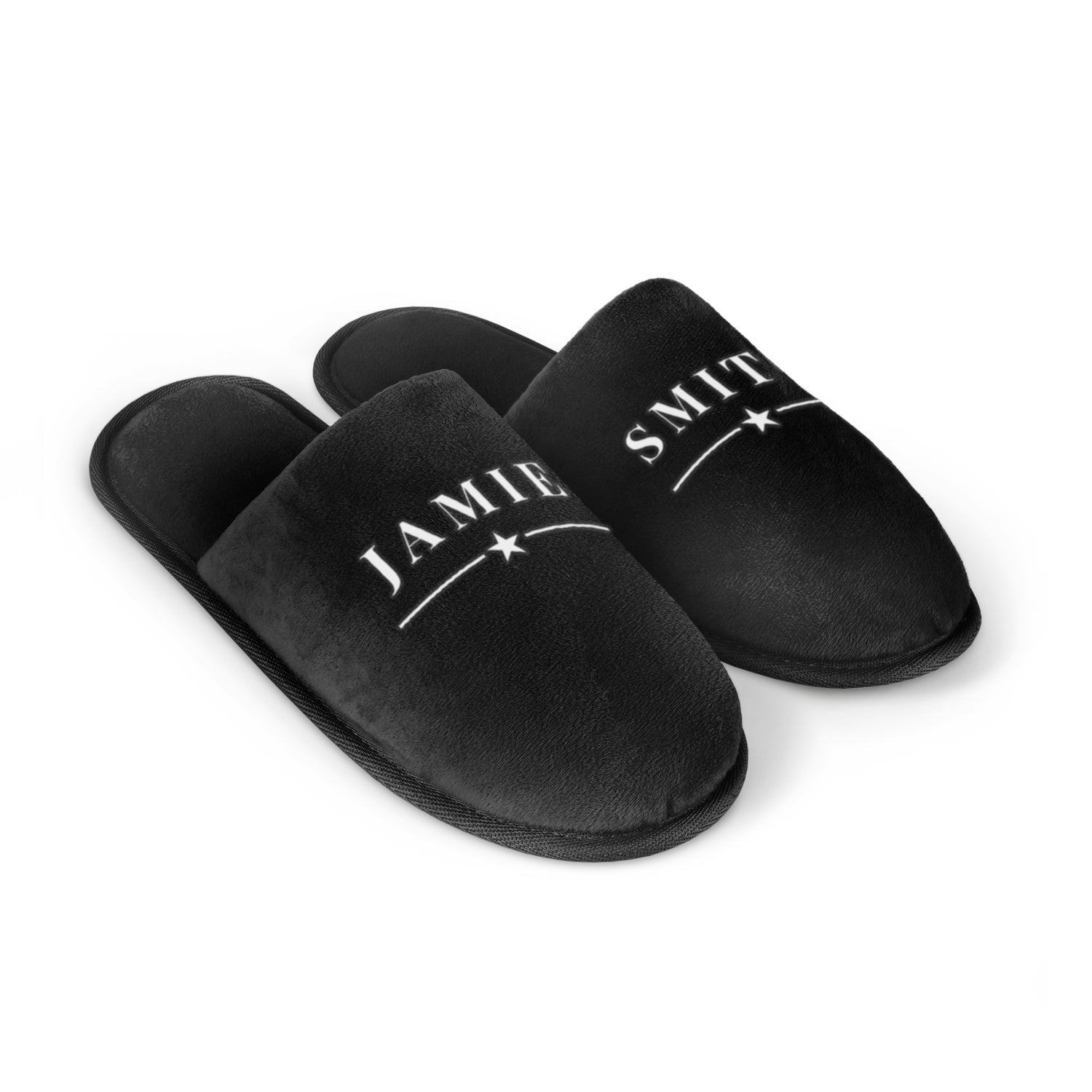 Personoidut tohvelit - Mustat - Koko 39 - 42