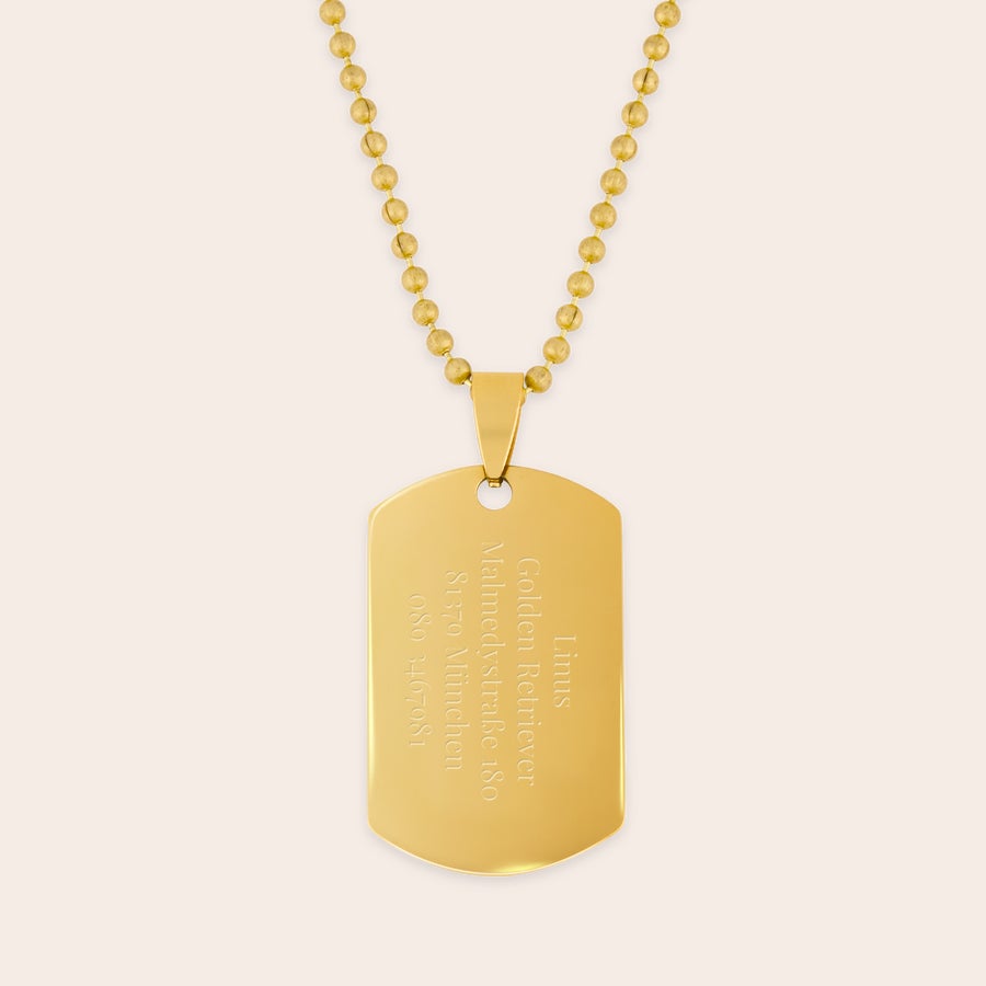 Dog Tag mit Gravur Dog Tag mit Gravur