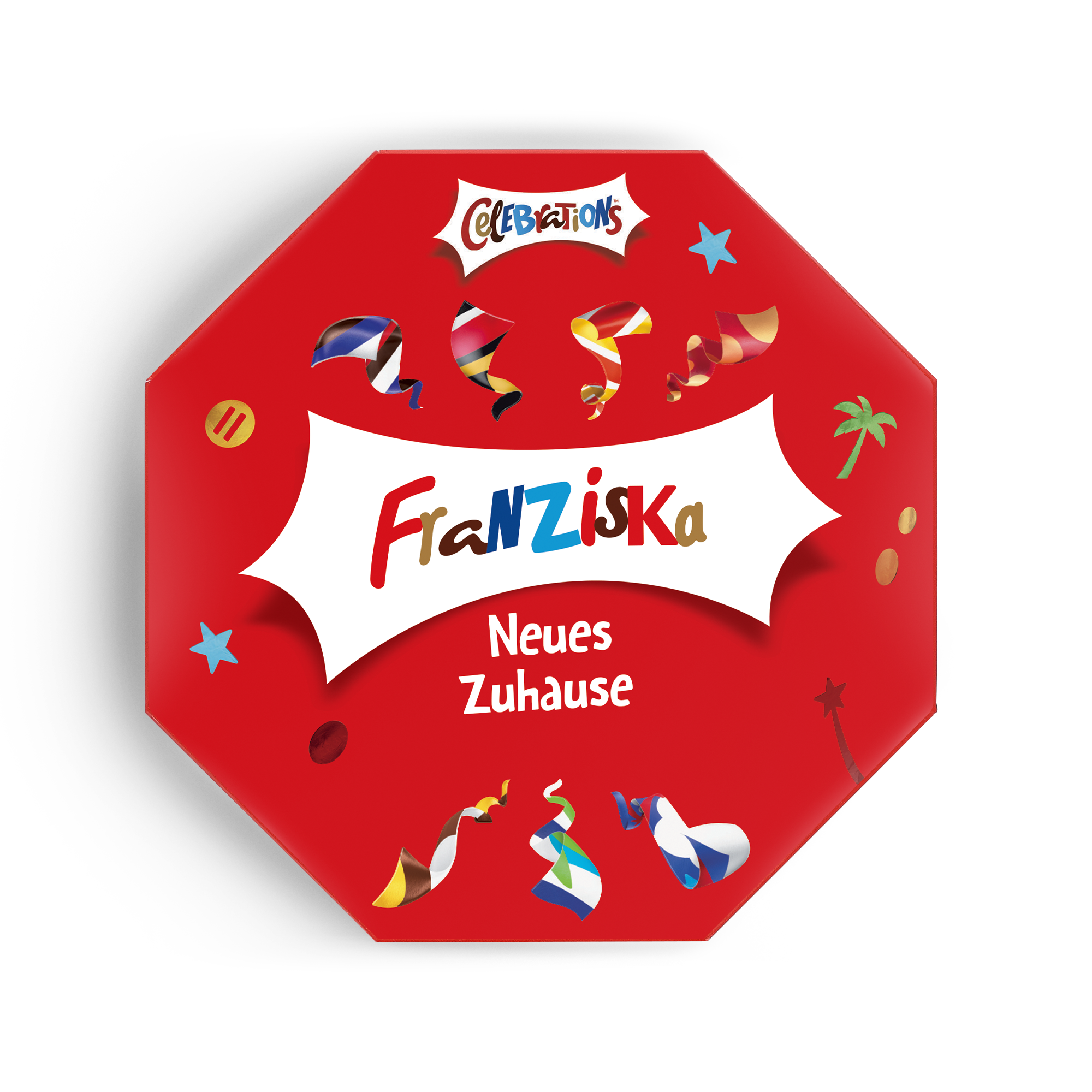 Celebrations Box in Rot mit 