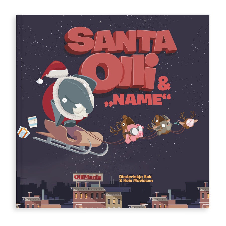 Buch mit Namen - Santa Olii XXL - Hardcover