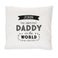 Father's Day cushion - White
