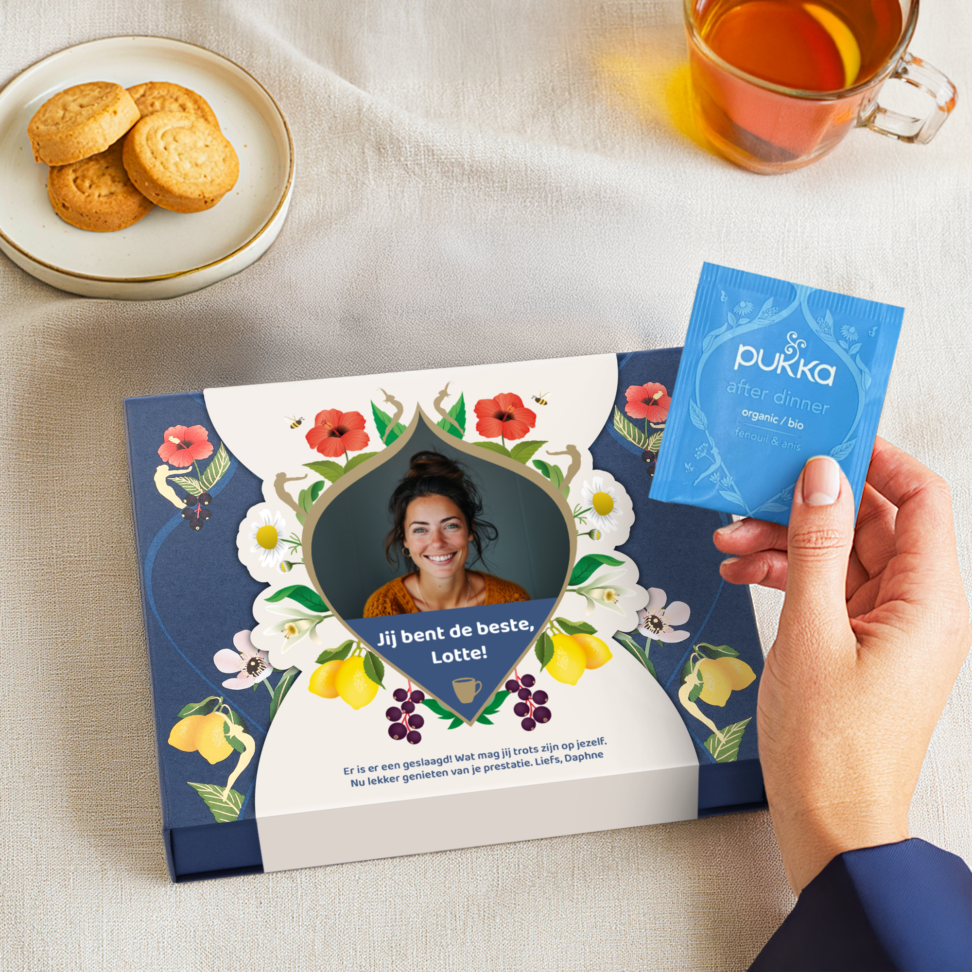 Pukka thee geschenkdoos personaliseren