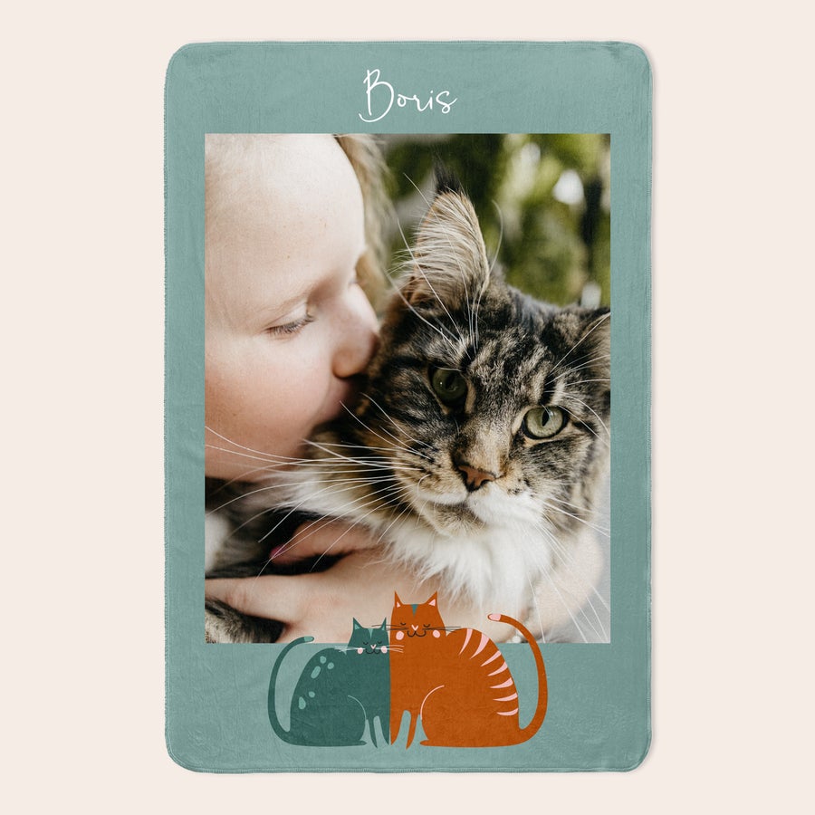 Fleecedeken Dieren bedrukken - 100x150 Fleecedeken Dieren bedrukken - 100x150