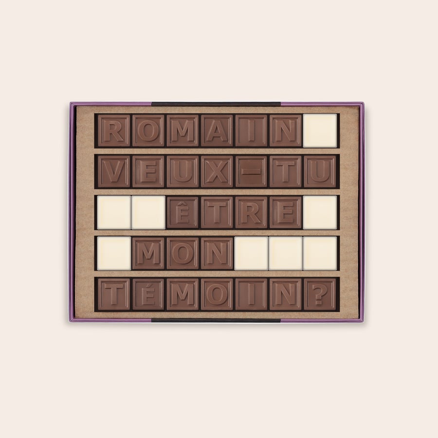 Messages en chocolat - Chocotelegram Messages en chocolat - Chocotelegram