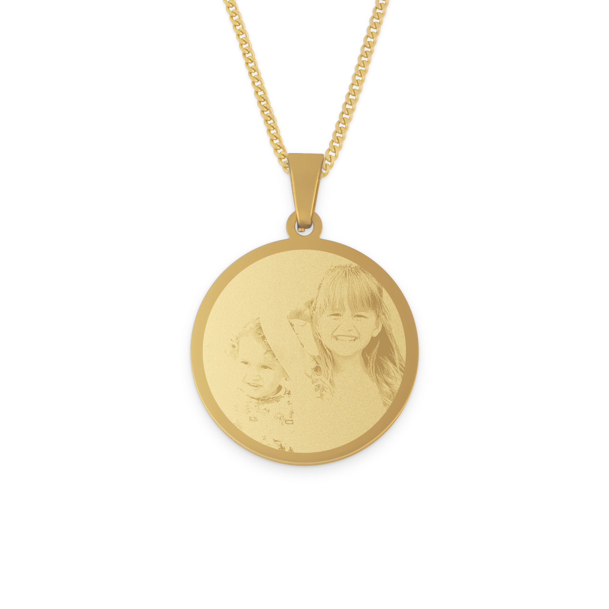 Personalisierte Runde Kette