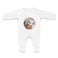 Baby jumpsuit met naam en foto