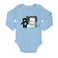Body manica lunga bambino - Blu (62/68)