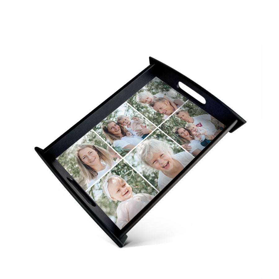 Dienblad bedrukken - Zwart Dienblad bedrukken - Zwart