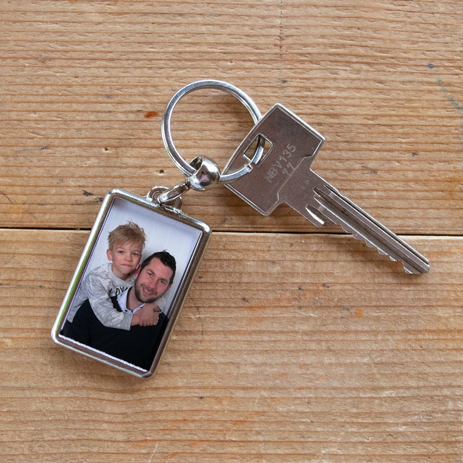 Schlüsselanhänger mit Foto - Vatertag Schlüsselanhänger mit Foto - Vatertag