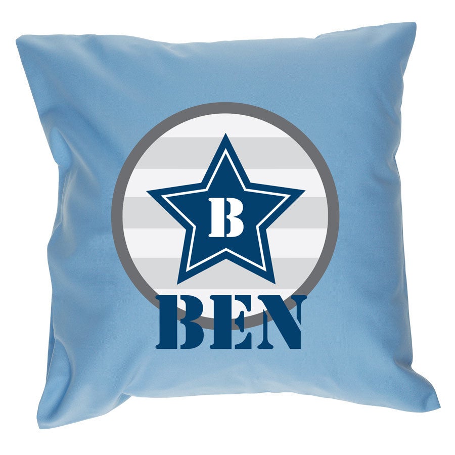 Coussin - Bleu Foncé - 40x40 cm (rembourré)