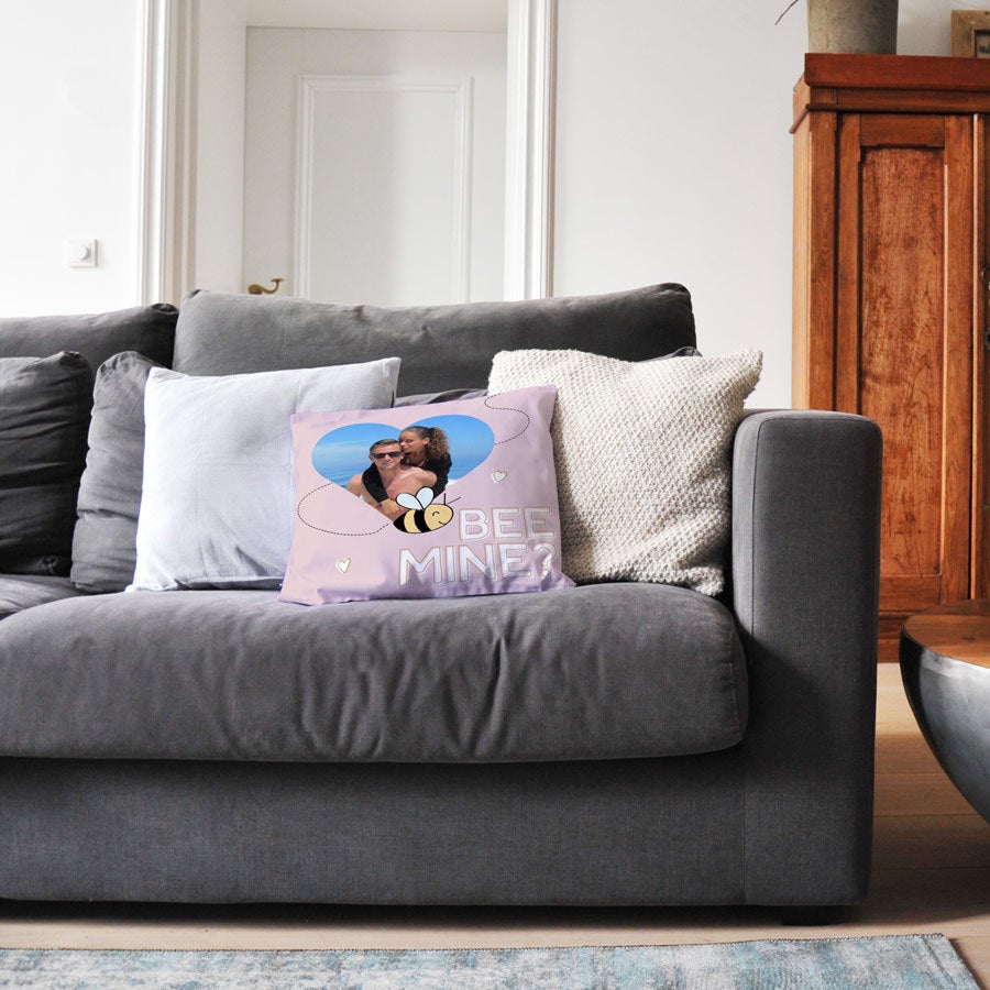 Coussin photo recto-verso - 40x40 - Coton (sans rembourrage)