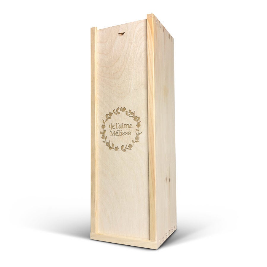 Caisse de vin personnalisée Caisse de vin personnalisée