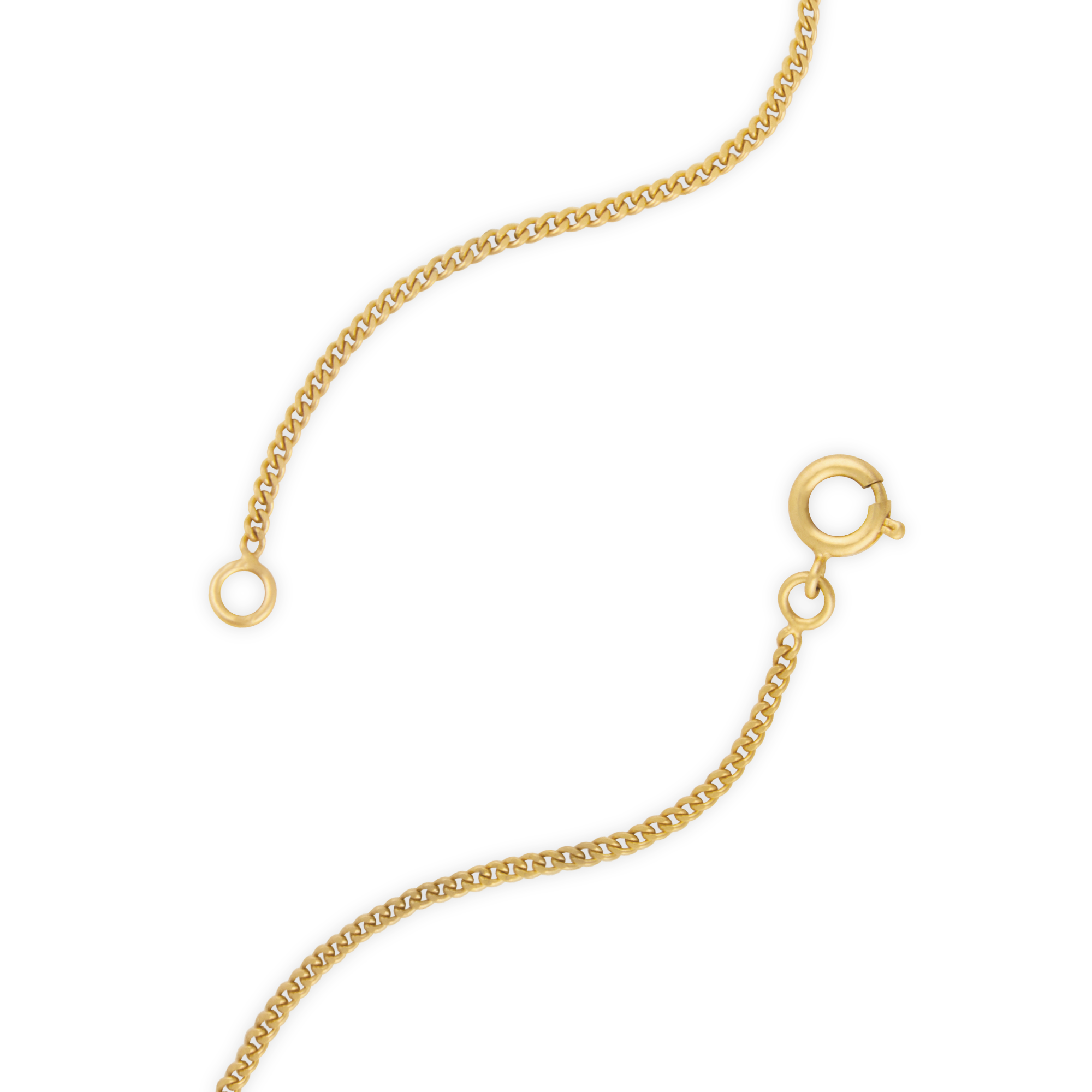 Collana con ciondolo quadrato