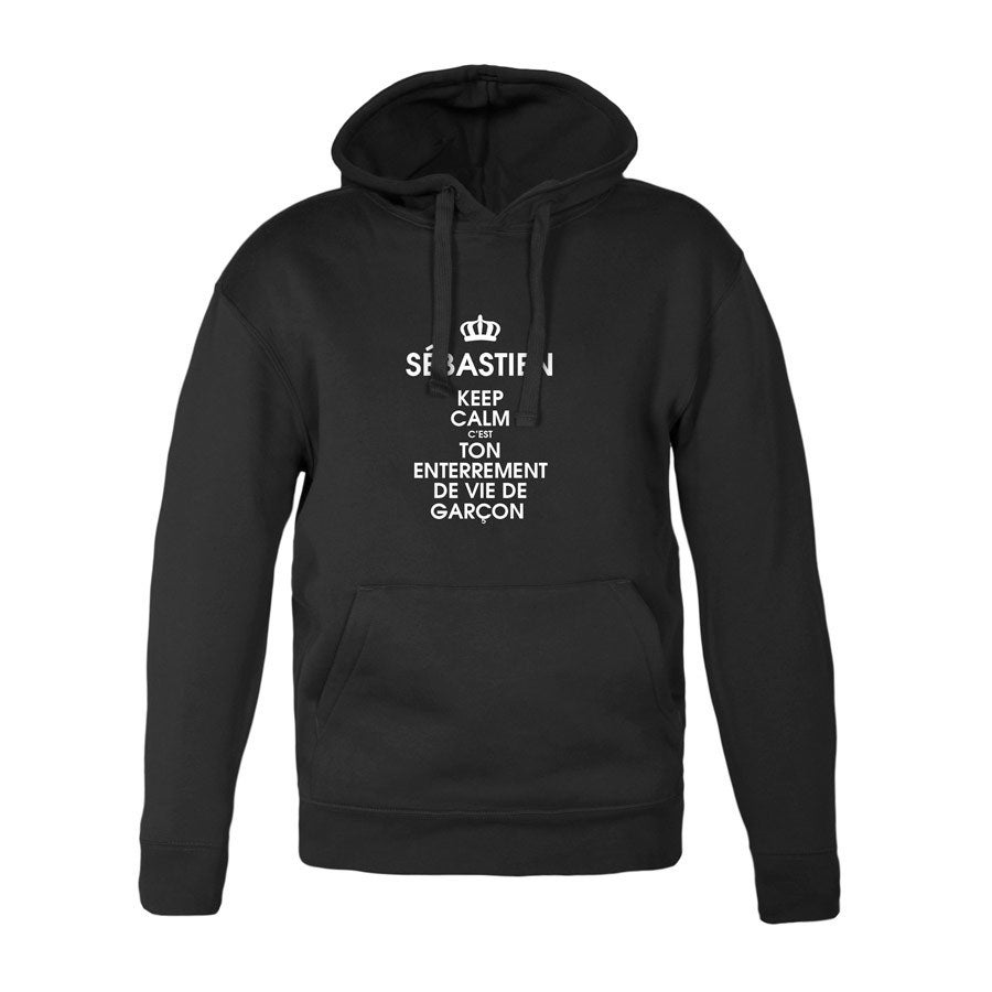 Sweat à capuche homme personnalisé