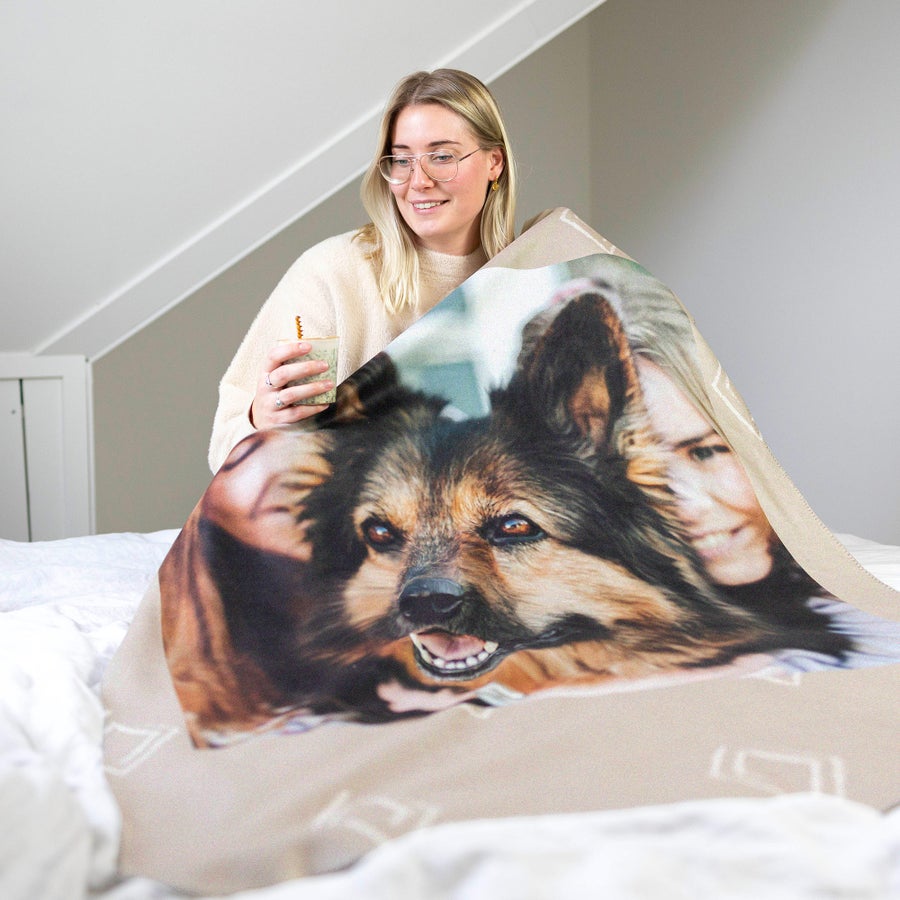 Fleece photo blanket Fleece photo blanket