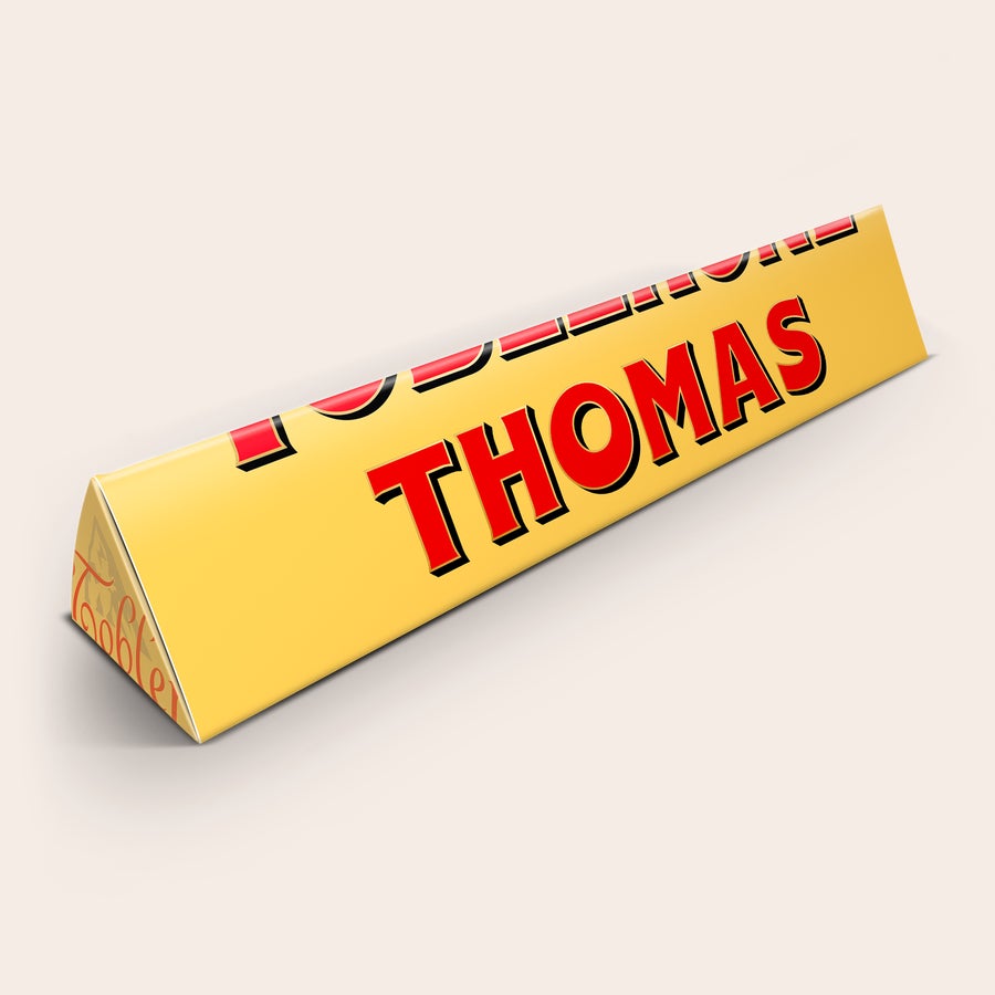 Toblerone met naam Toblerone met naam