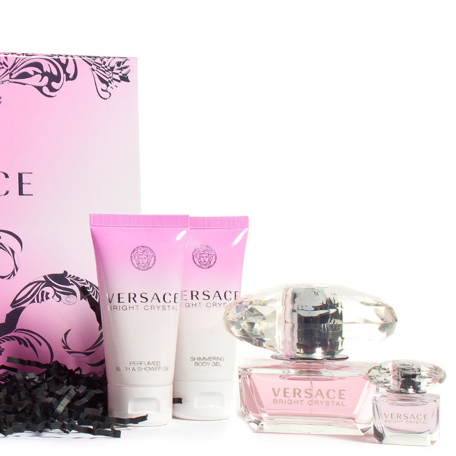 BRIGHT CRYSTAL Versace perfume gift set with photo YourSurprise.co.uk