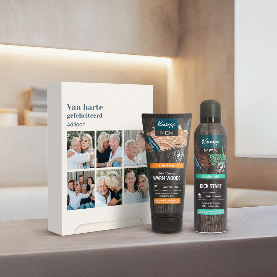 Kneipp Man Set giftbox met personalisatie