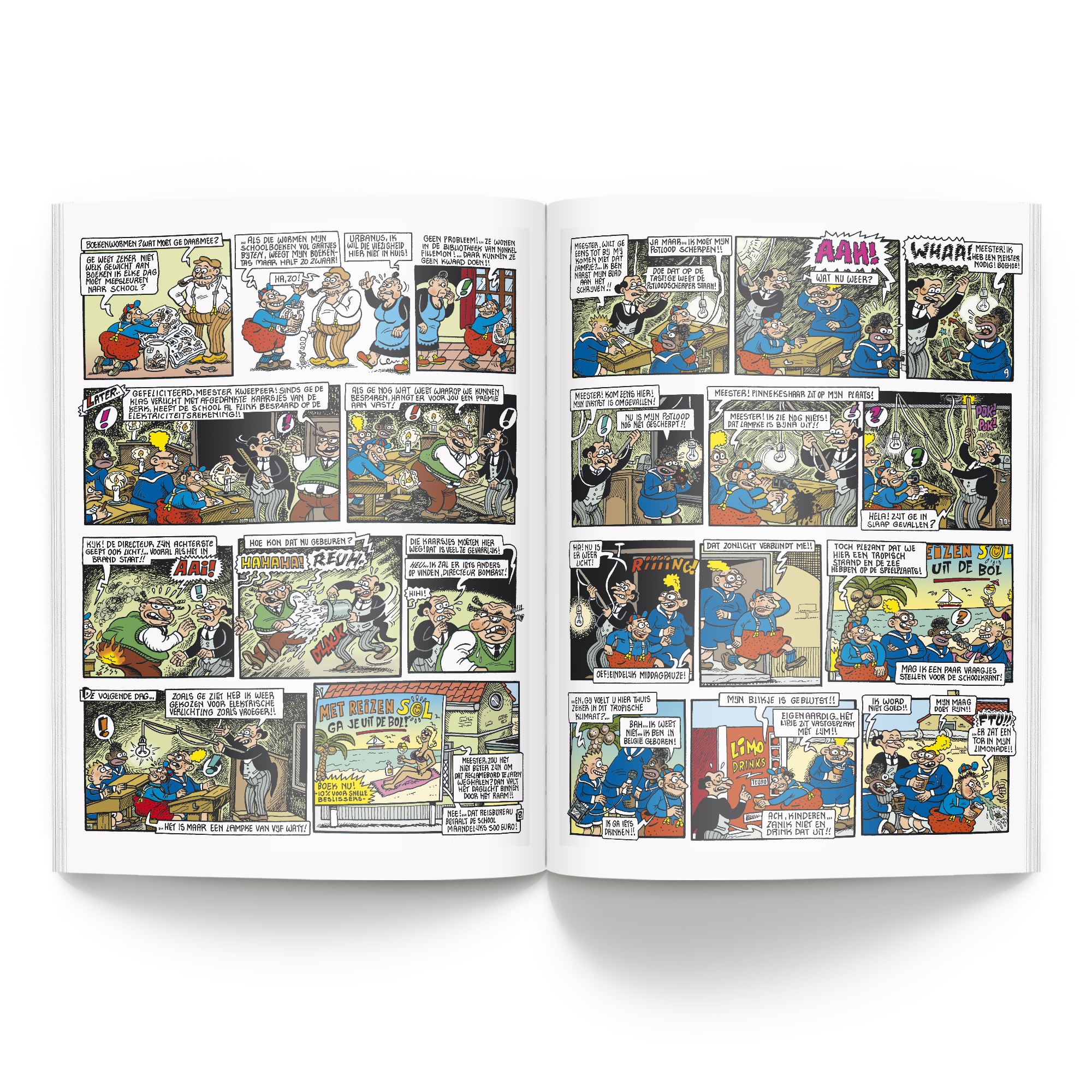 Persoonlijk stripboek met naam en foto - De avonturen van Urbanus Herman & Hermien (Softcover), een uniek cadeau.