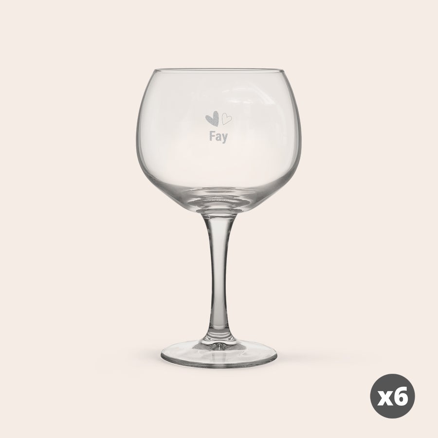 Personalised Gin & Tonic Glasses Personalised Gin & Tonic Glasses