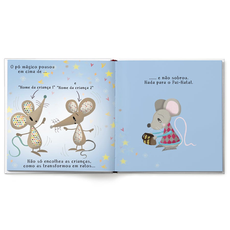 Livro infantil personalizado - Salvando o Natal