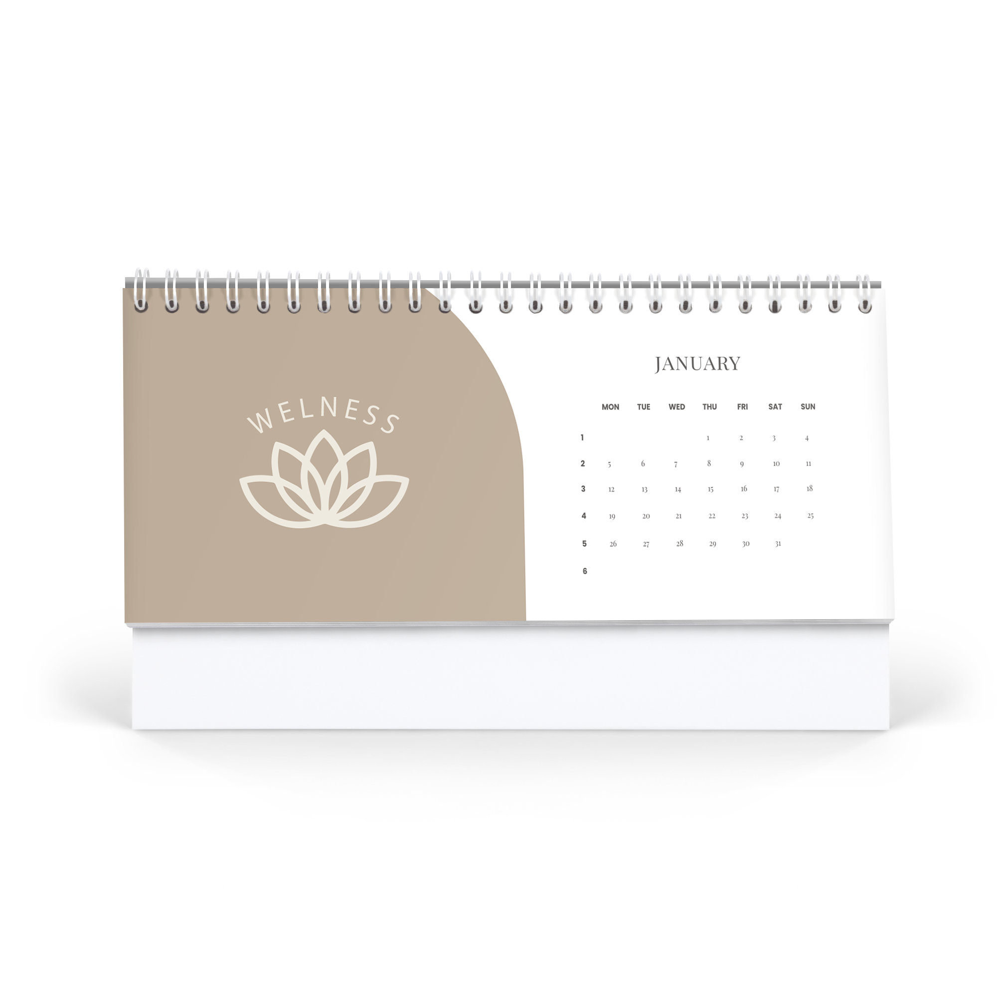 Calendário de mesa personalizado