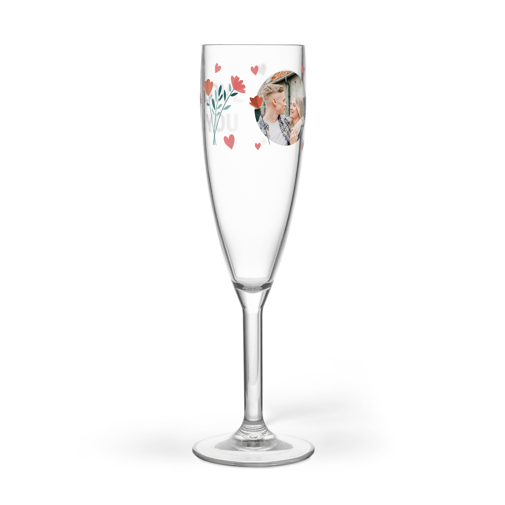 Calice per Champagne in Plastica - Stampato