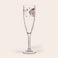 Flûte à champagne plastique personnalisé Flûte à champagne plastique personnalisé
